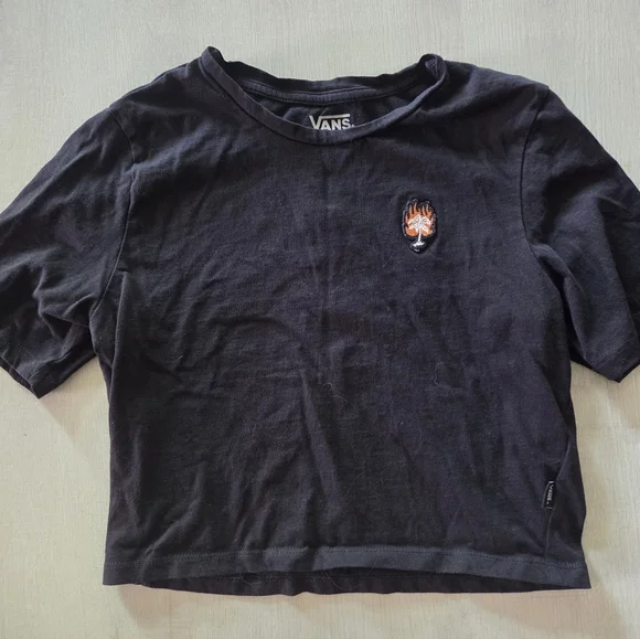 VANS Women’s Cool Breeze Crop Crew Sport Tee  Size Small - Picture 2 of 6